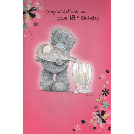 18th Birthday Me to You Bear Card £3.75